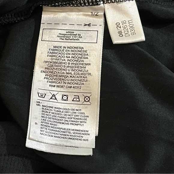 Adidas Performance On The Run Tee Black XS - Picture 9 of 13